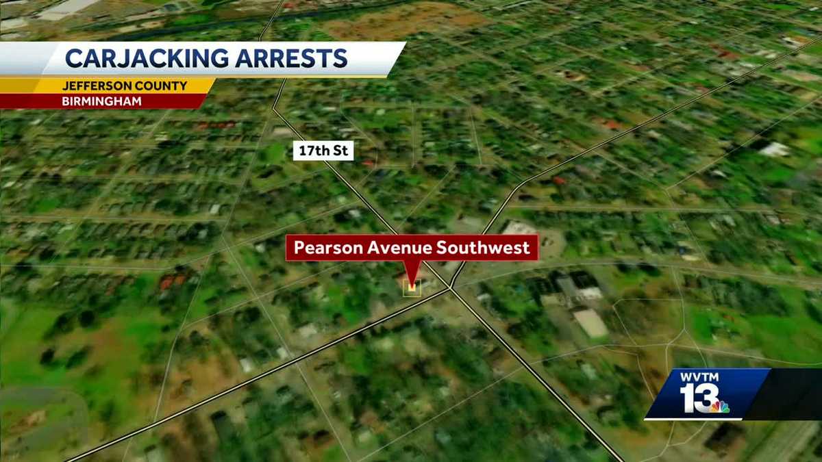 Carjacking suspects caught after a police chase in Birmingham