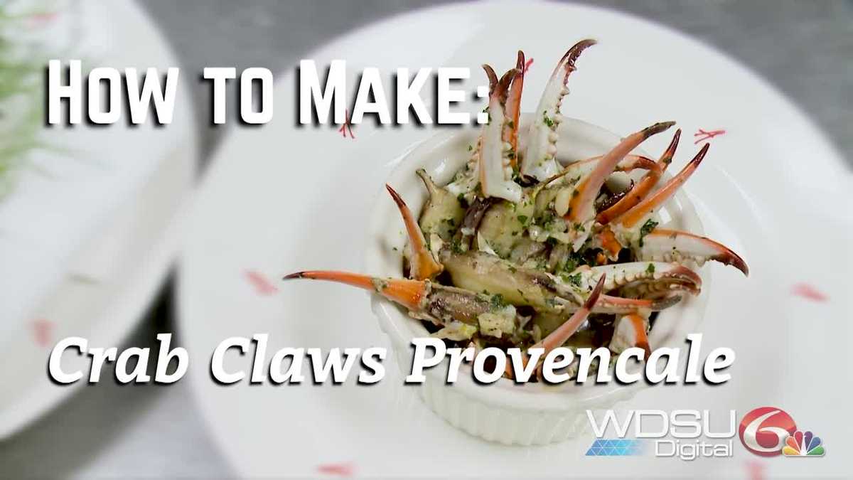 WDSU in the kitchen: How to make crab claws provencale