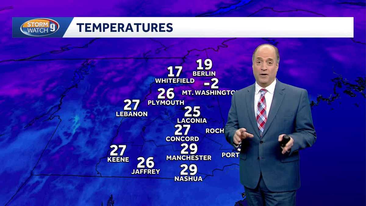Video: Cold weekend ahead in New Hampshire