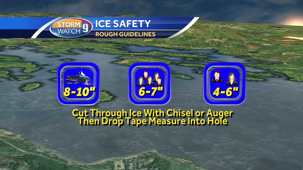 How to know when ice on lakes, ponds is safe