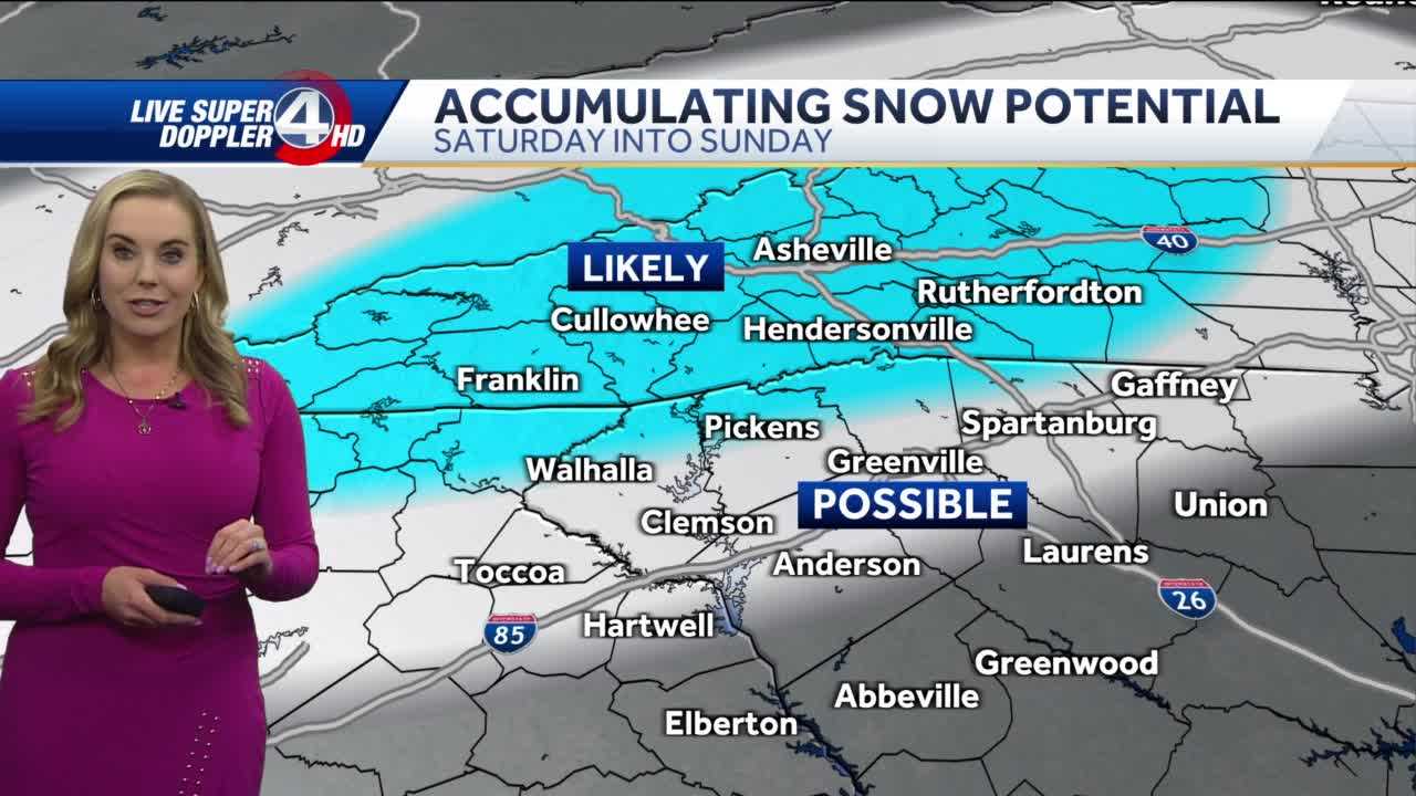 Greenville: Snow Possible For Weekend