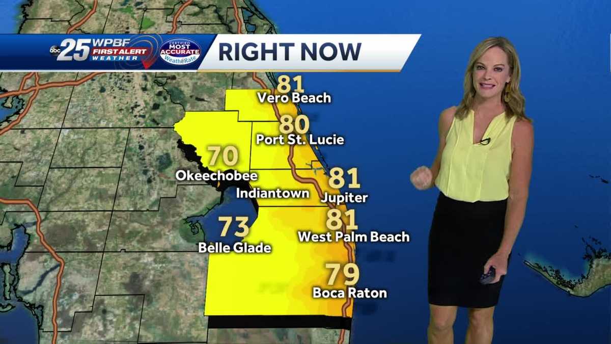 Breezy and Warm for South Florida