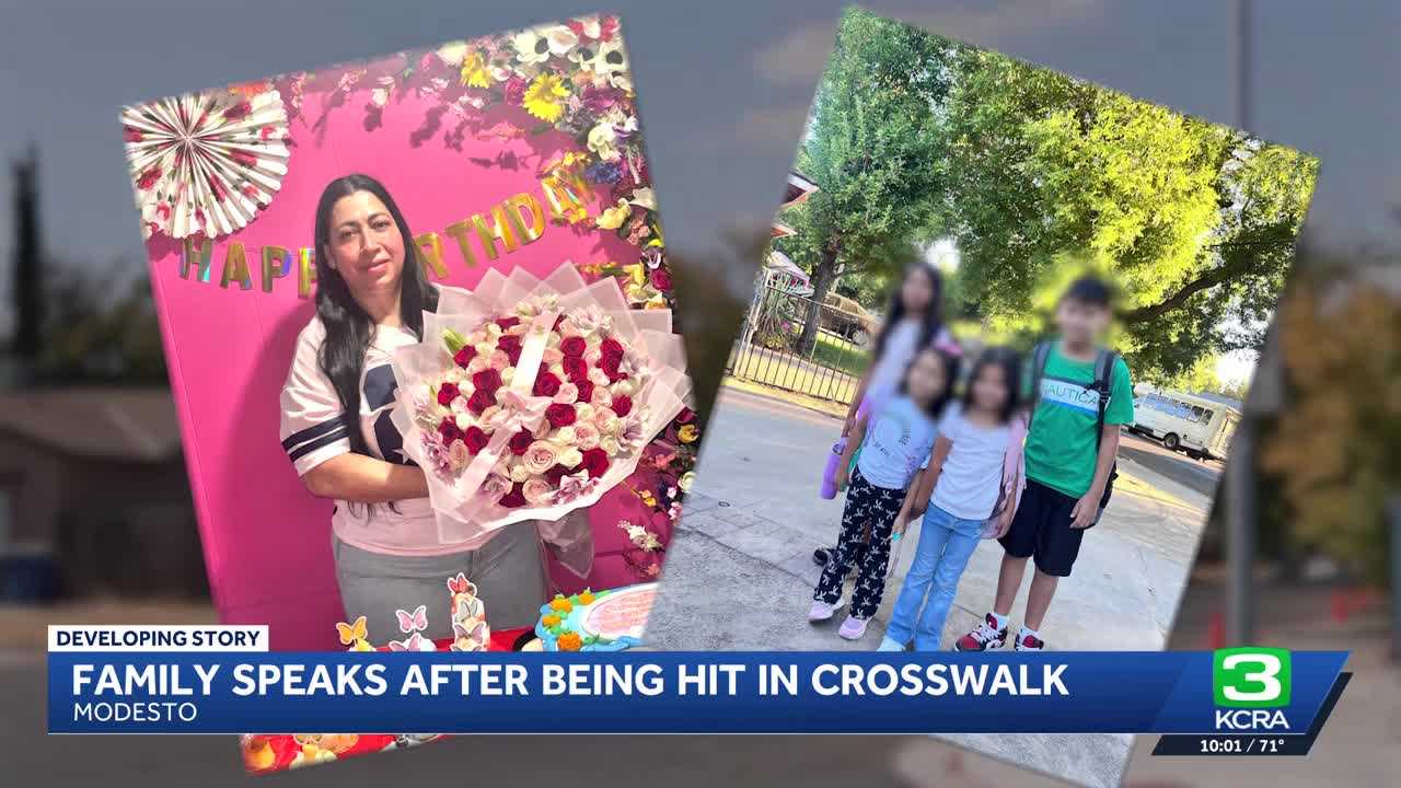 Modesto grandmother and grandchildren recovering after being hit by car near school
