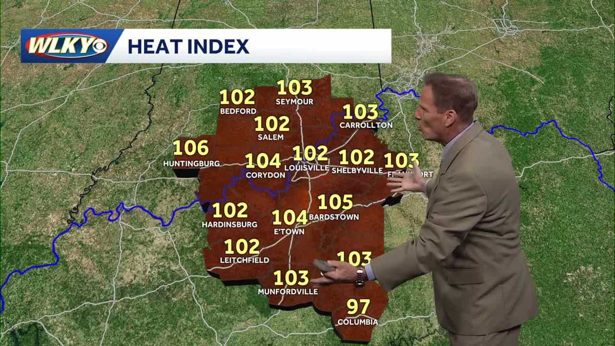 More extreme heat to wrap up the work-week