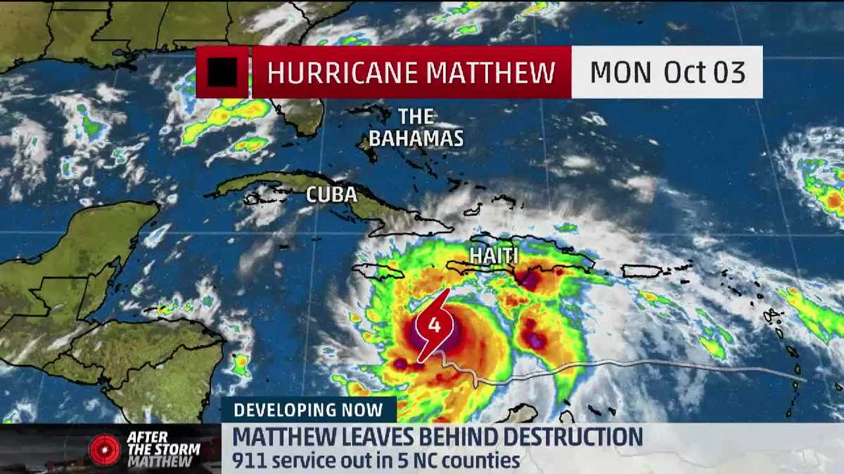 Hurricane Matthew Journey to the U.S.