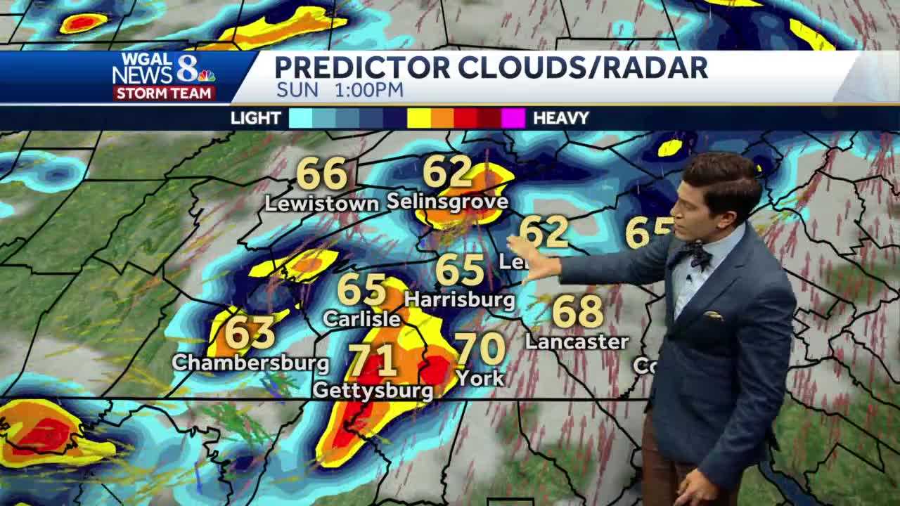 wgal.com - T.J. Springer - Cold front brings chance for showers and storms