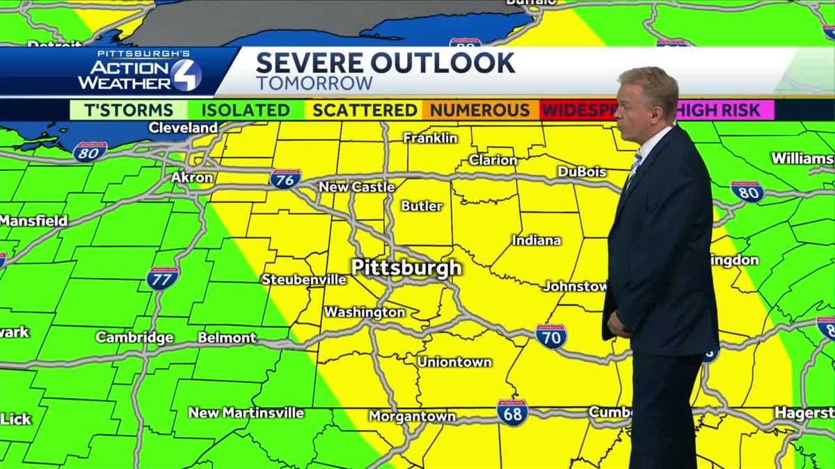 Impact Day: ﻿Scattered strong to severe thunderstorms tonight