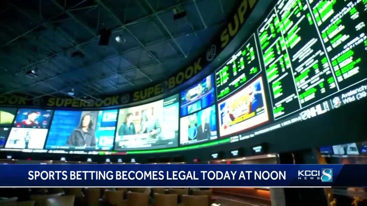 Place your bets! Iowa’s legalized sports gambling begins today