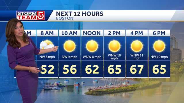 Video: Sunny stretch next few days