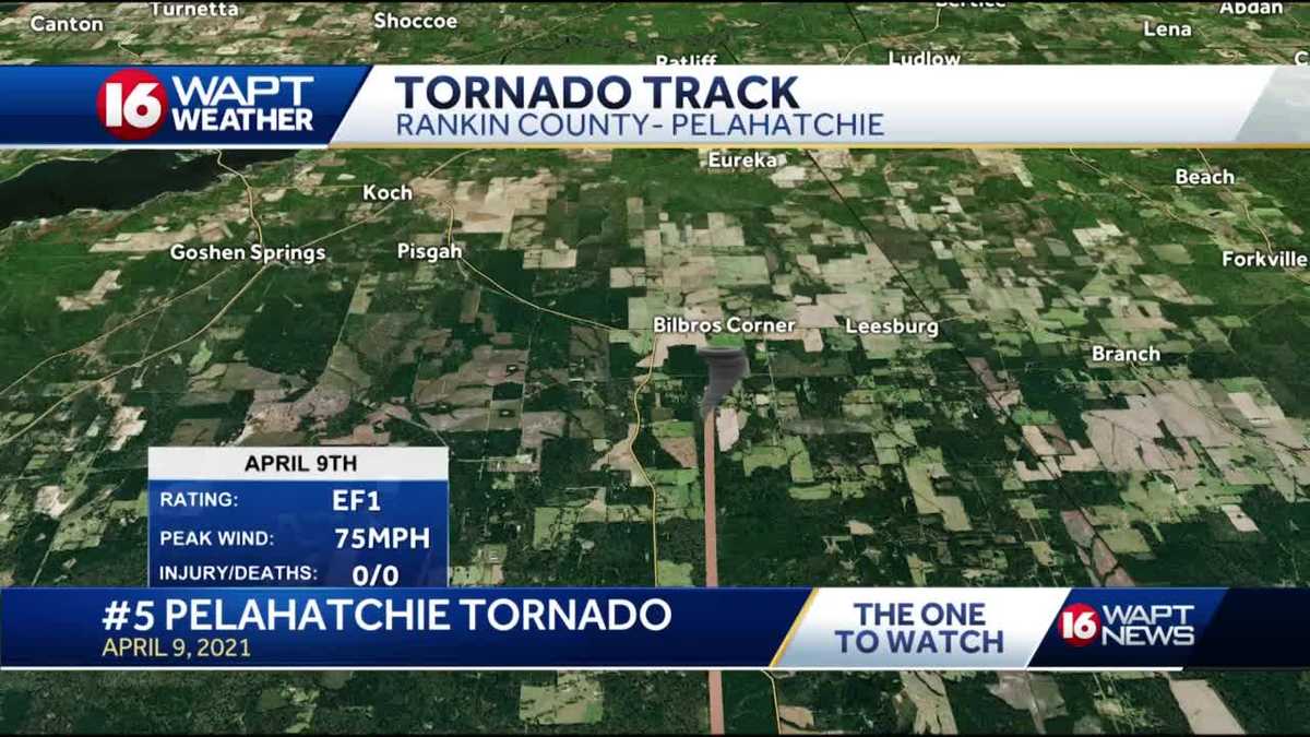 Weather Countdown of 2021 No. 5 Pelahatchie Tornado