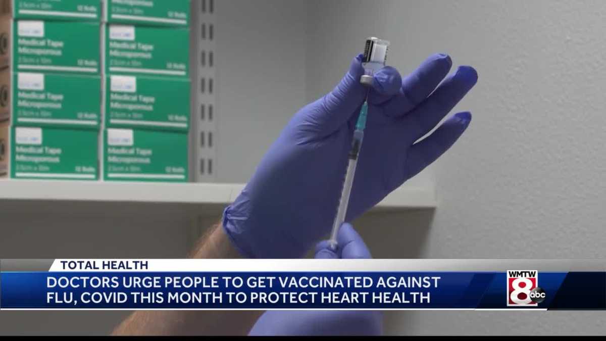 Doctors urge people to get vaccinated against COVID-19, flu now to protect heart health