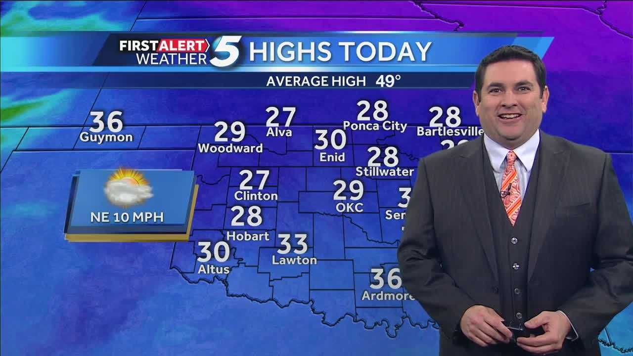 Forecast: Chilly Wednesday With Highs Only In The 20s And 30s