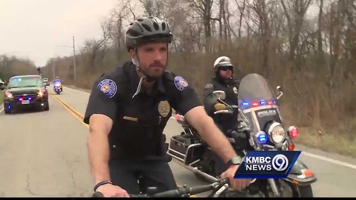 Blue Springs officer finishes mega-marathon across Missouri to honor ...