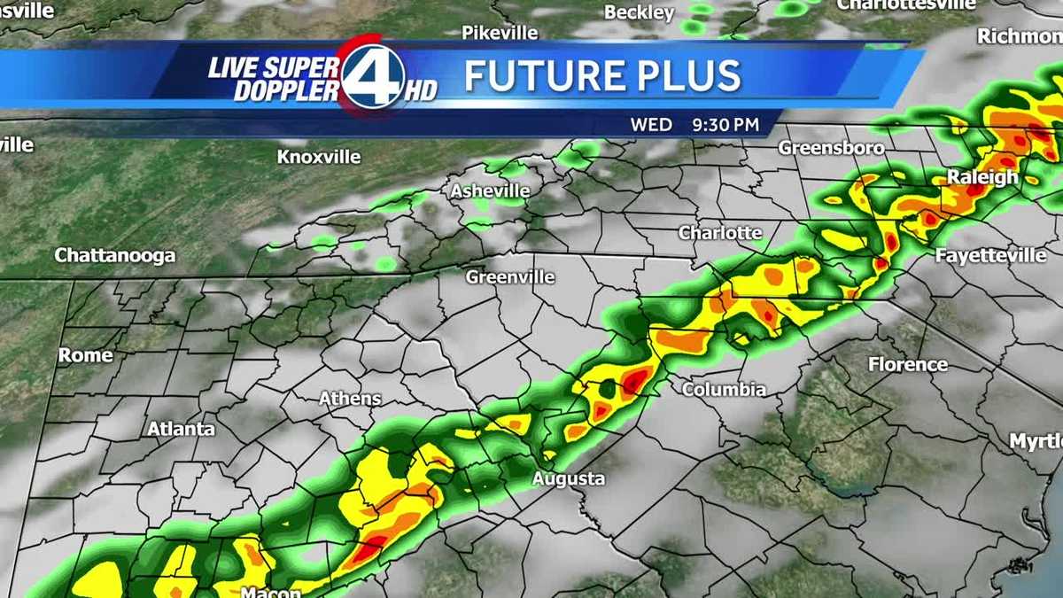 Futurecast: Severe storms possible - WYFF