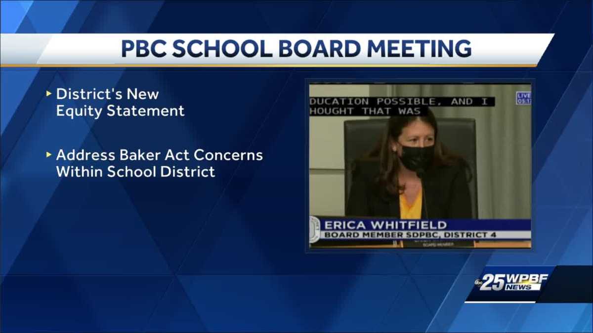 Parents protest the use of masks at Palm Beach County schools