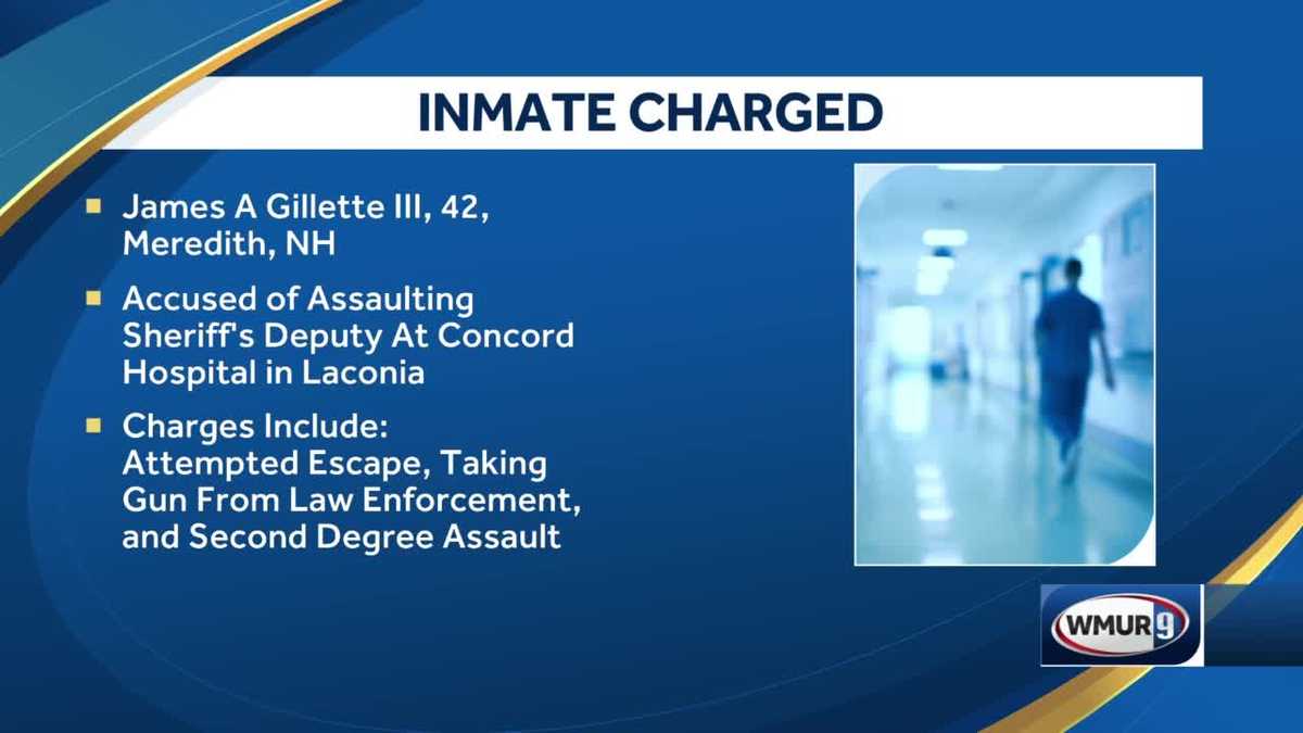 Belknap County Jail inmate faces multiple charges after police say he