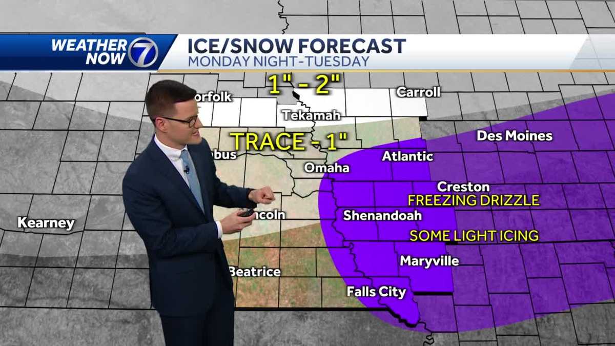 Winter weather returns tonight into Tuesday