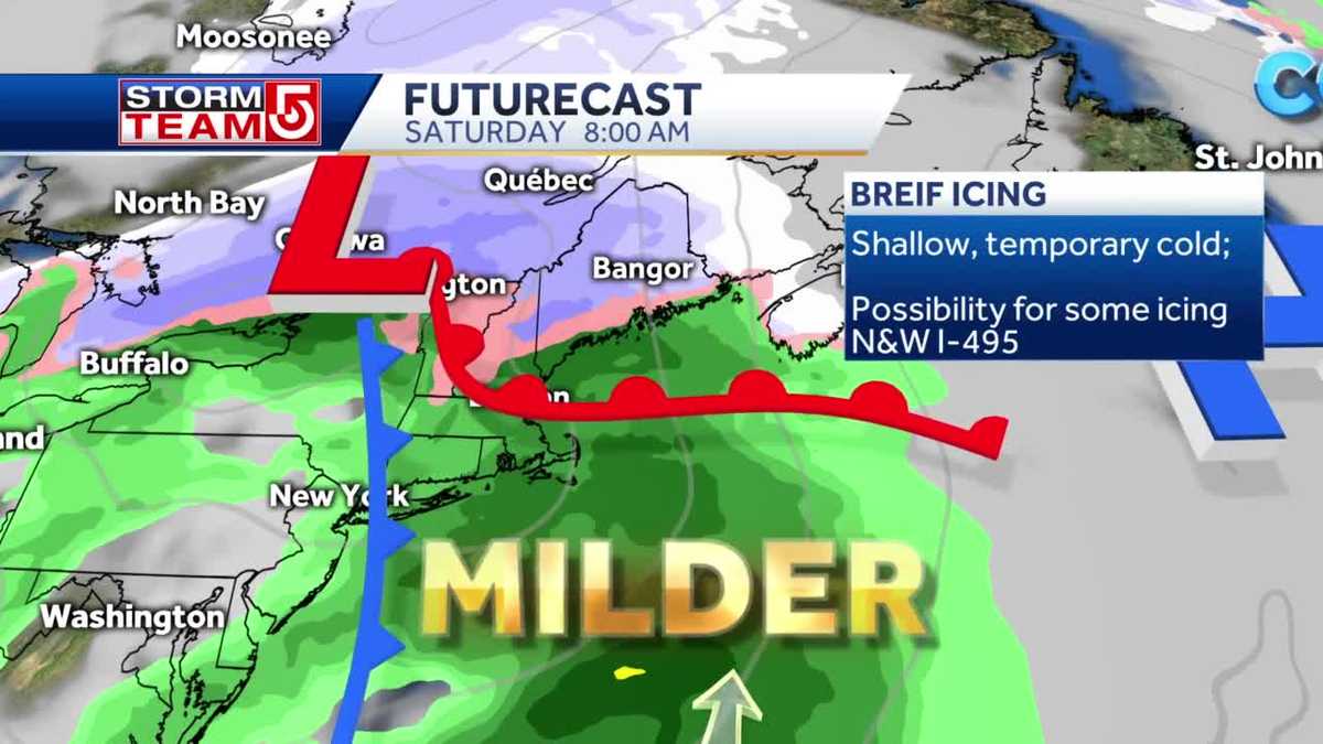 Video Rain Ice Threat To Begin New Year