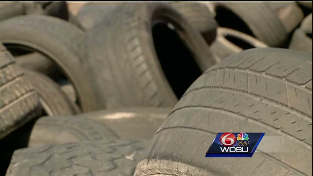 Michoud interchange ramps closed illegal dumping clean up