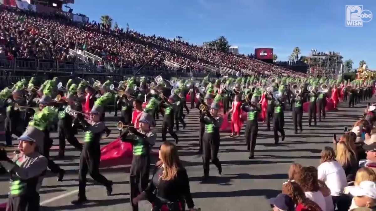 Watch Wisconsin, Greendale bands in Rose Parade