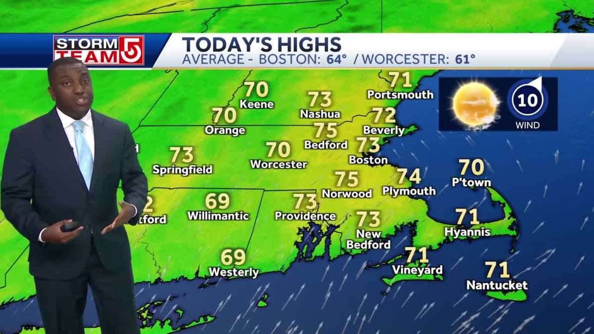 Video: Gorgeous day before heavy rain moves in