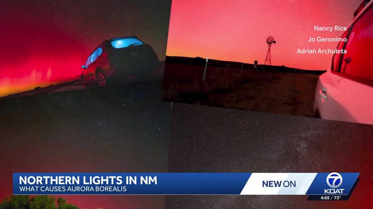The Northern Lights expected to fill New Mexico sky tonight