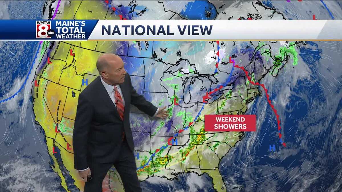 Showers over the weekend, but not a washout