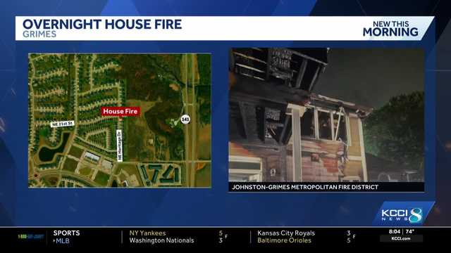 Firefighters respond to house fire in Grimes