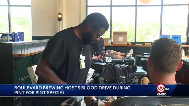 Boulevard Brewing hosts blood drive during pint for pint donation drive - Vimarsana News