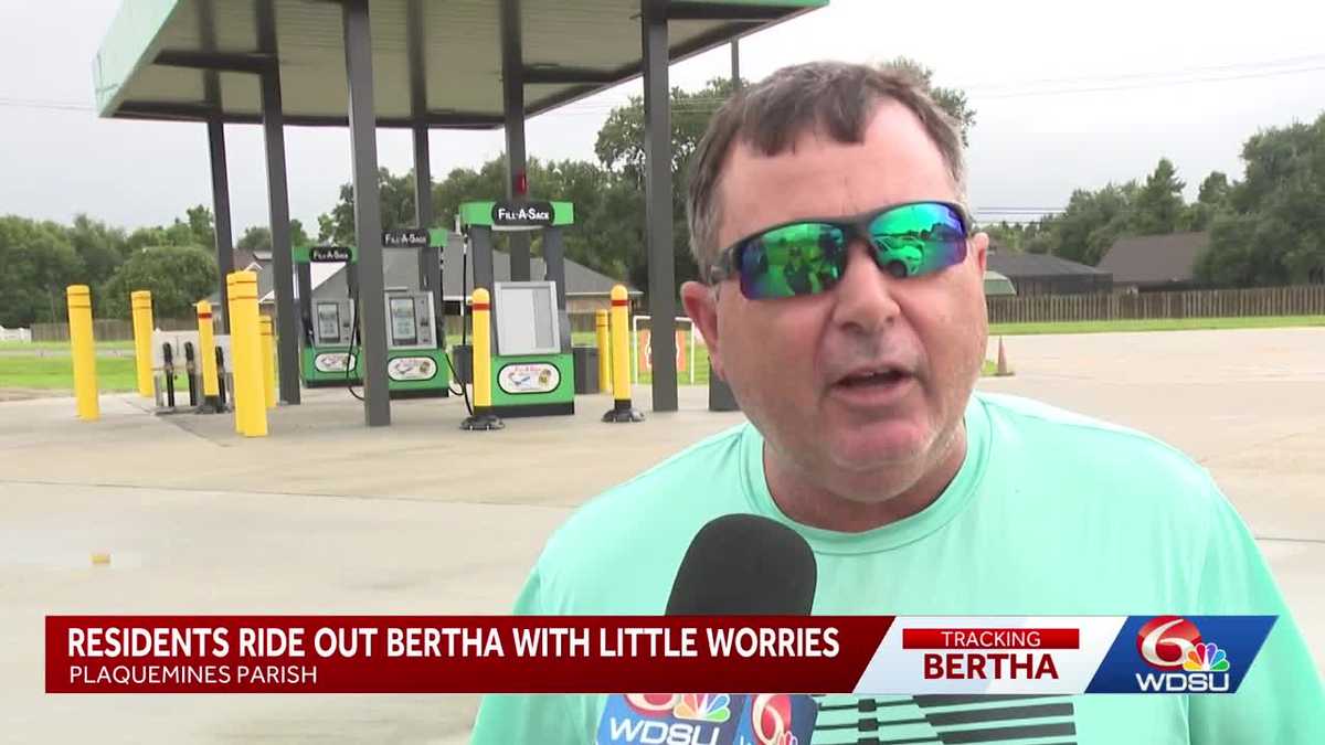 Plaquemines Parish declares state of emergency as Tropical Storm Bertha moves through
