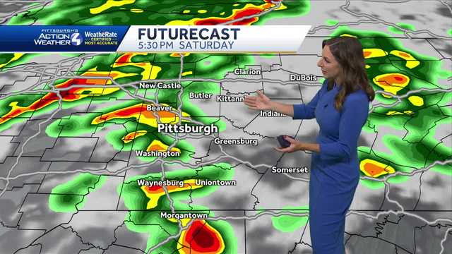 Another Round of Storms for Saturday in the Pittsburgh region