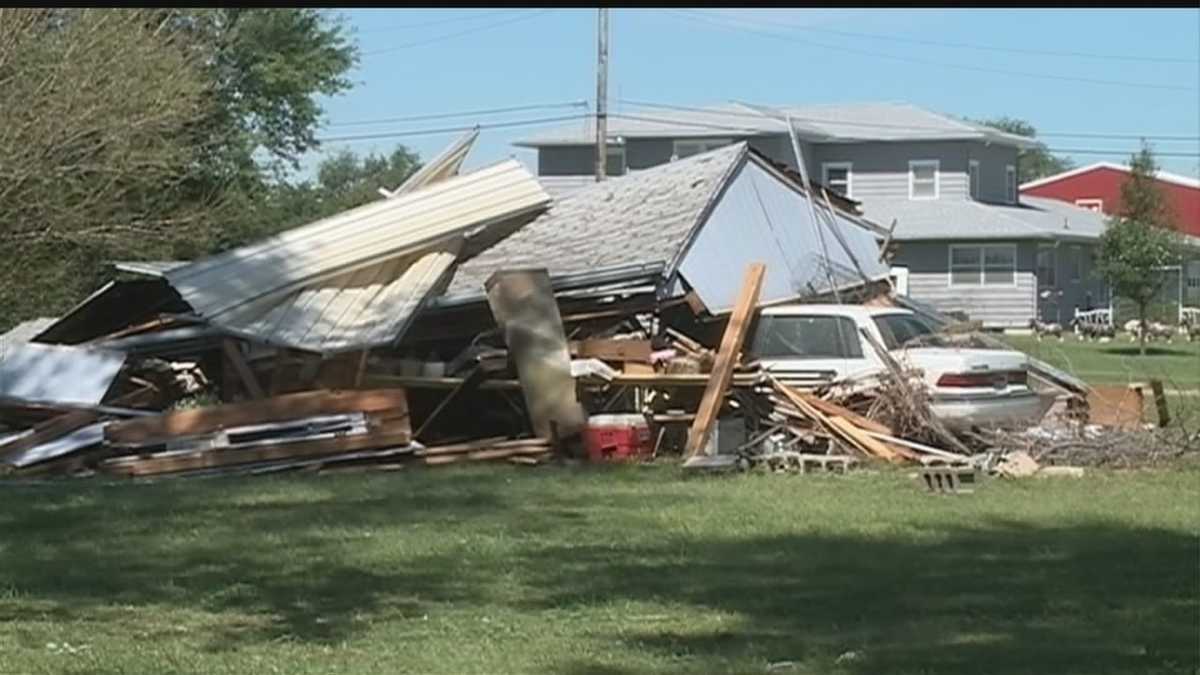 Storms, strong winds leave damage in Wymore, Neb.