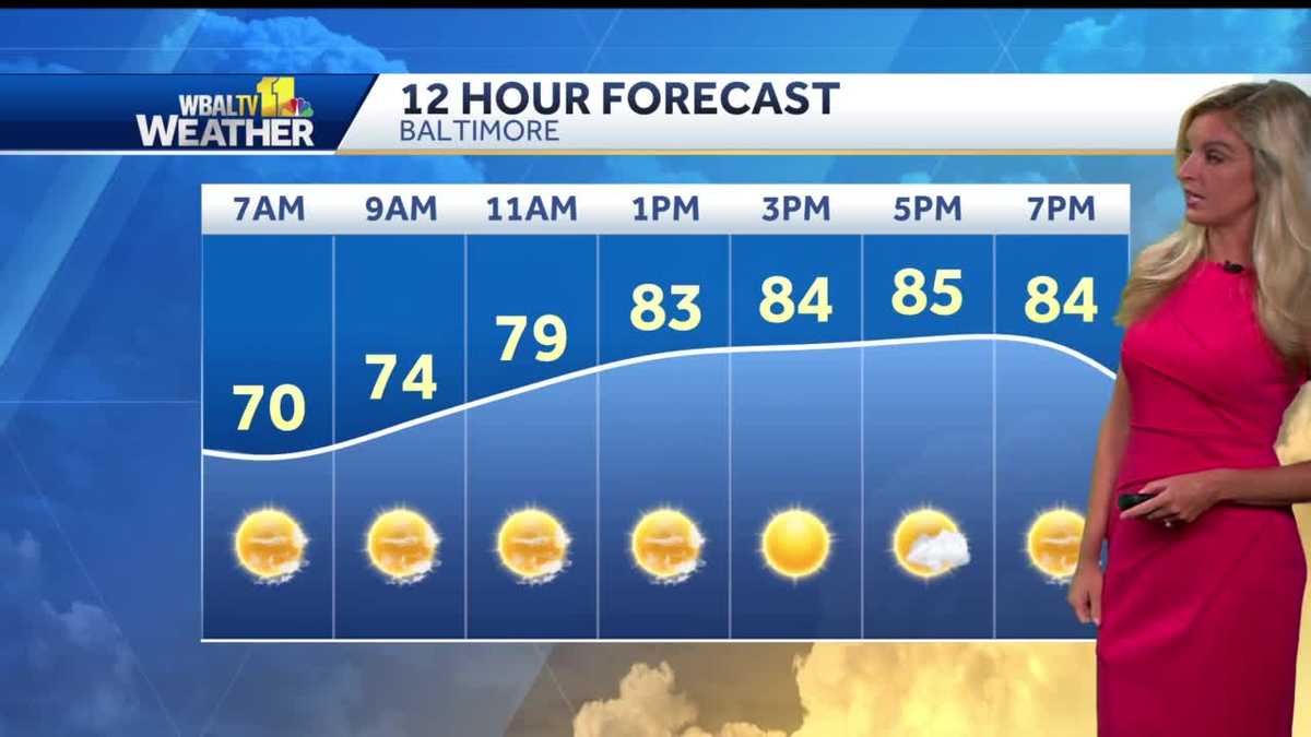 Mostly Sunny, Not As Humid Saturday