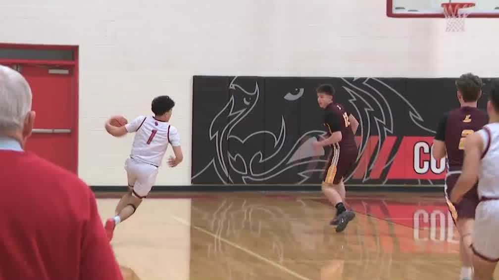 Coe Brown boys basketball earn victory over Lebanon