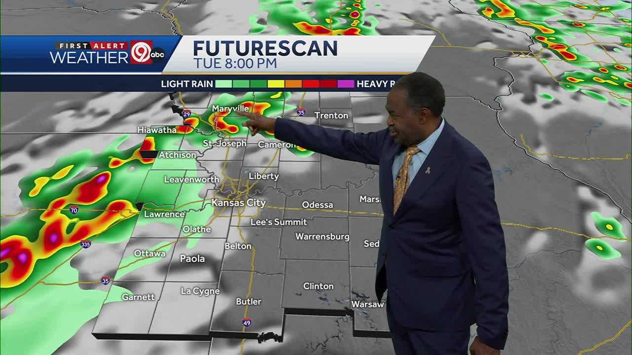 Kansas City weather: Pockets of strong storms late this evening - Vimarsana News