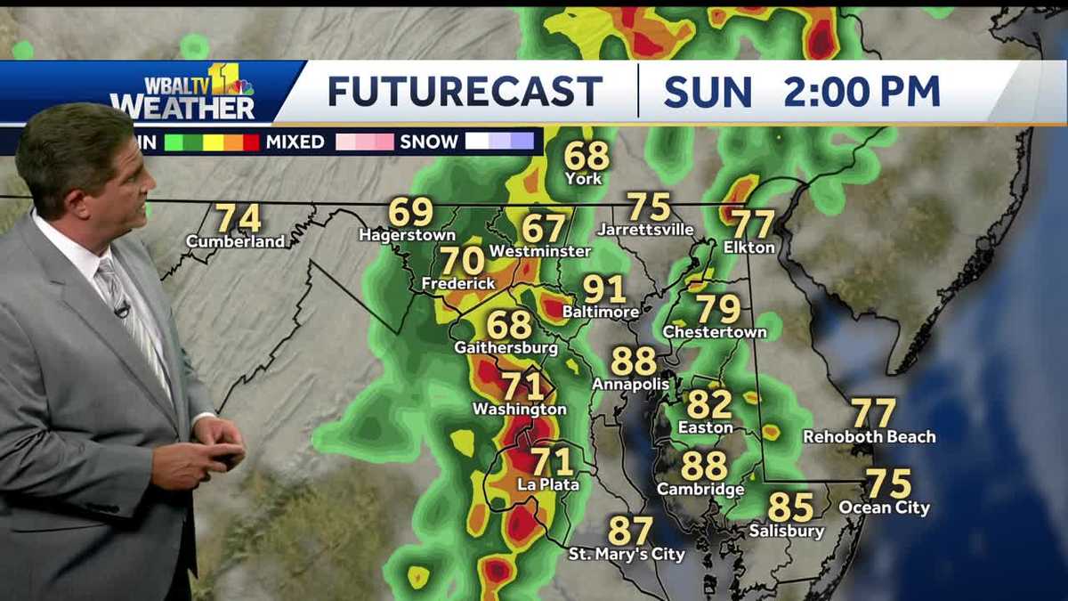 Severe storms expected on Sunday