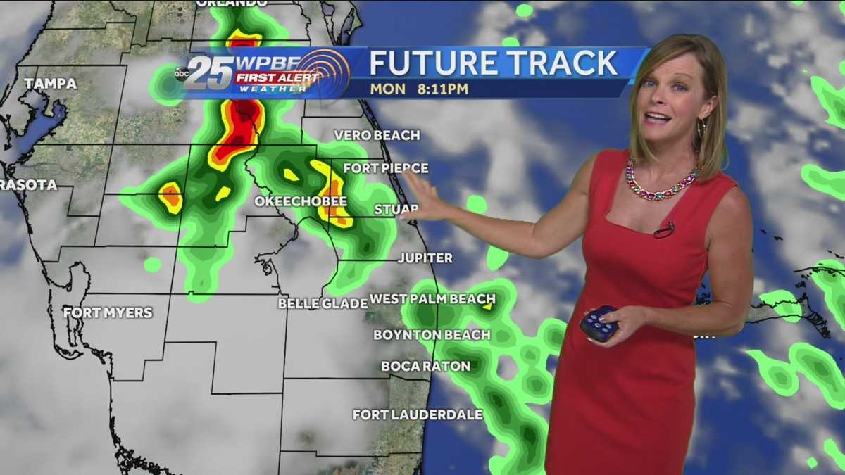 Hot and humid Monday, chance for late-day storms