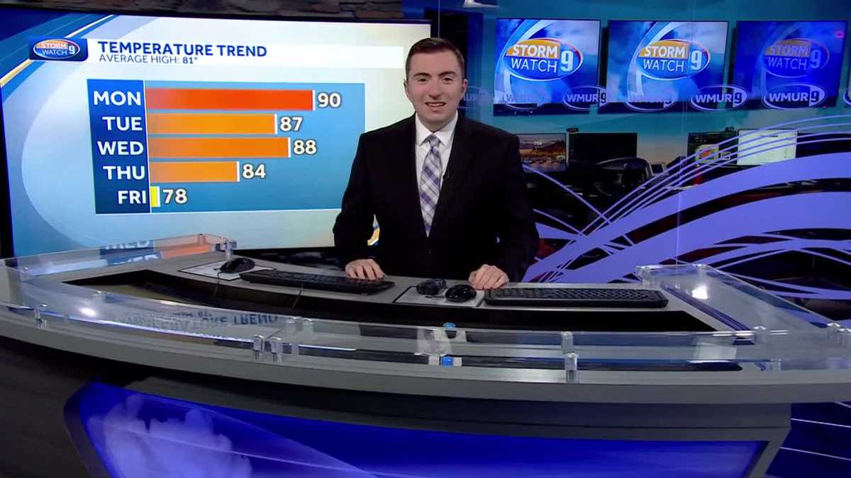 Video: Hot and humid on sunny day in New Hampshire