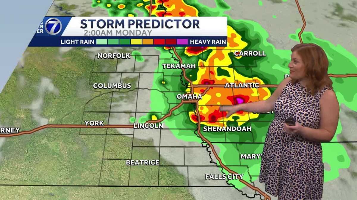 Hot and muggy, chances for storms in Omaha area Sunday