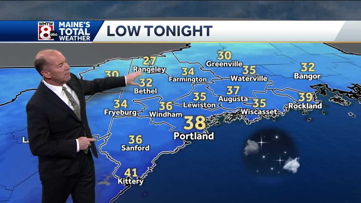 Mainly clear and chilly through the night