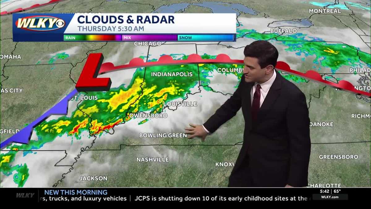 Impact weather: Heavy rain and storm chances Thursday