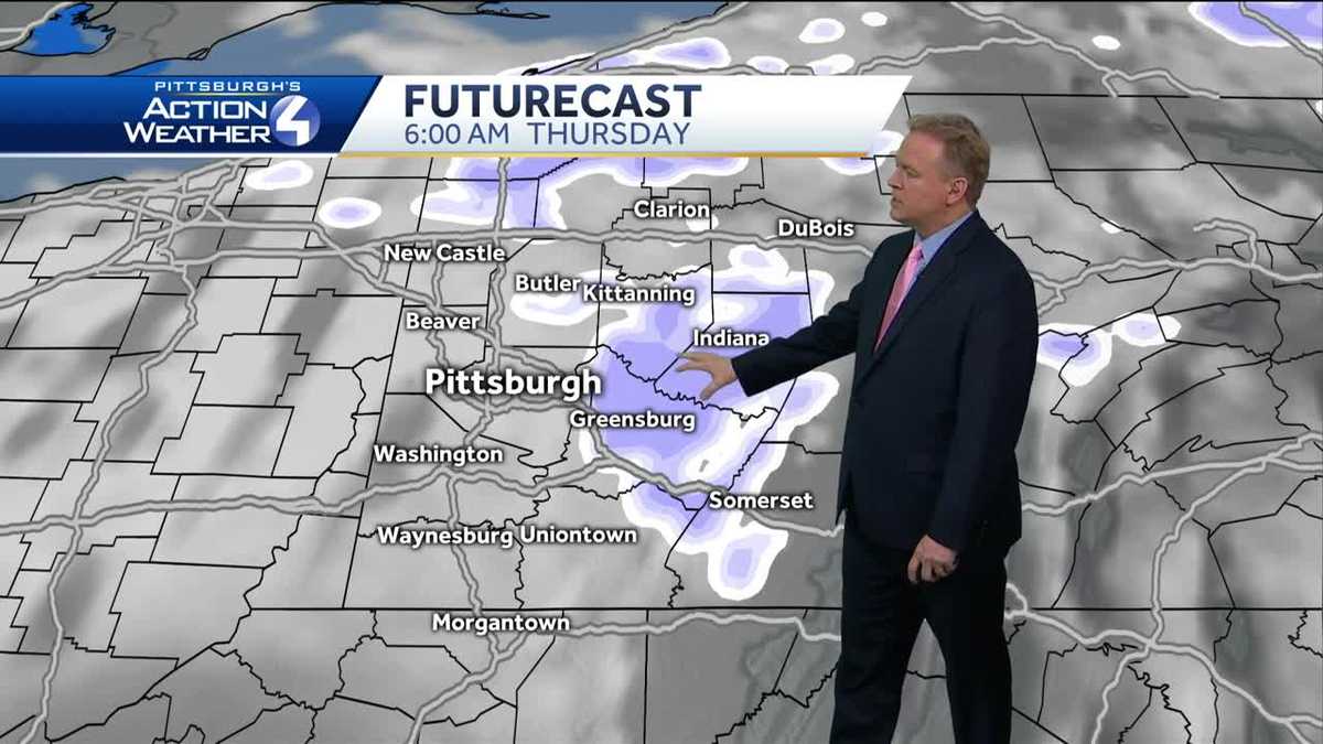 Light snow showers Thursday morning
