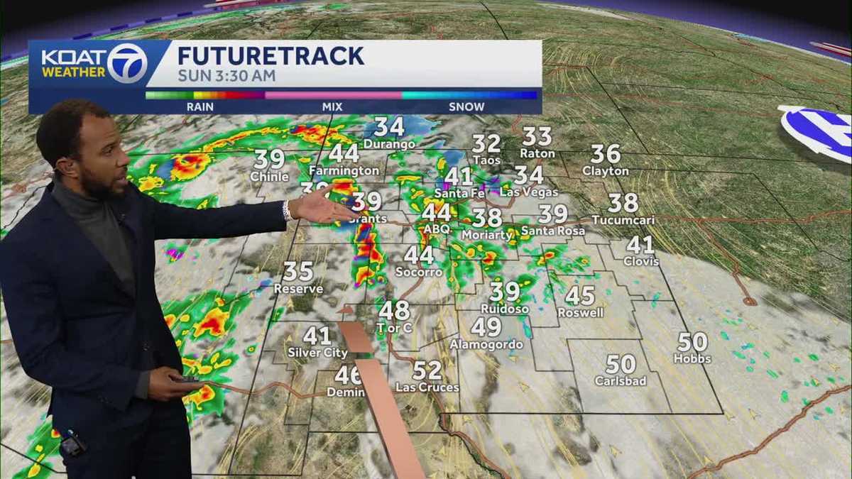 Clear skies for most of New Mexico today, tomorrow expect impact rain