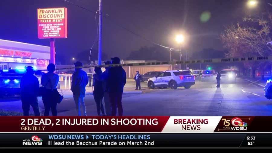 One dead, two injured after shooting in Gentilly