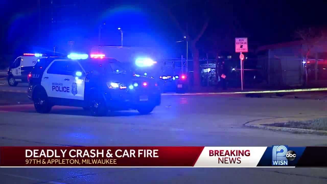 Man Killed In Crash And Vehicle Fire In Milwaukee