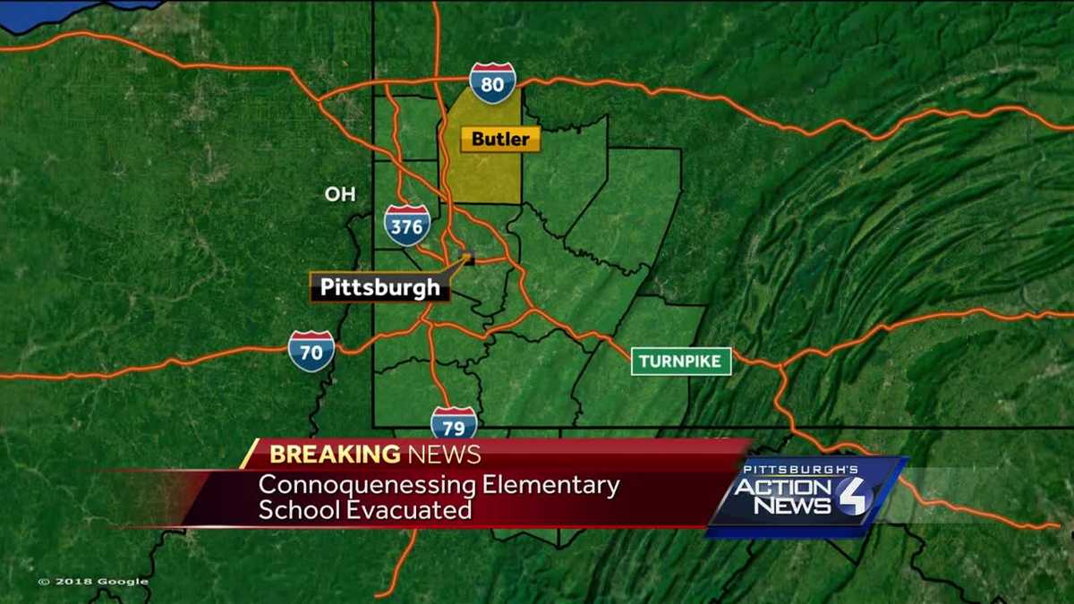 Connoquenessing Elementary School evacuated for gas odor
