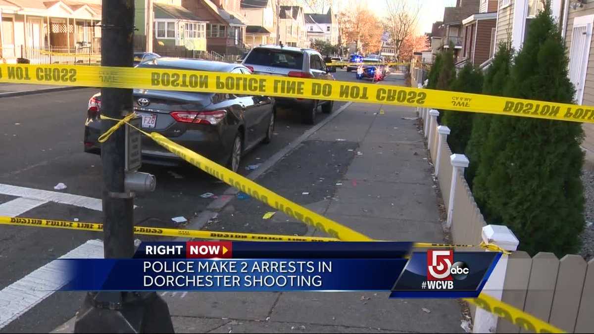 Police make 2 arrests in Dorchester shooting