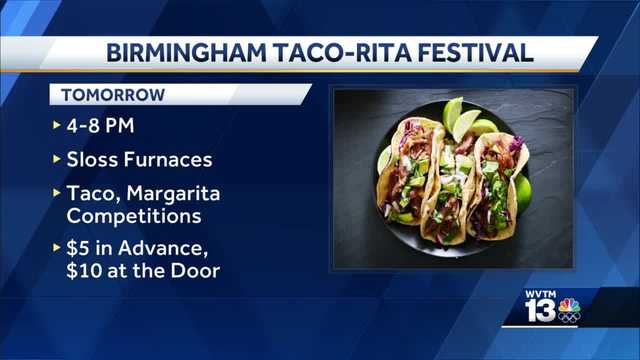 Birmingham's first Taco-Rita Festival taking place Saturday - Vimarsana News