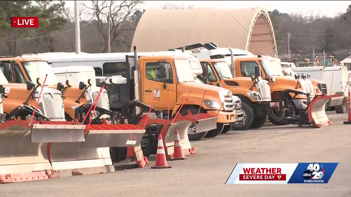 Arkansas road crews prepare as winter weather threat looms