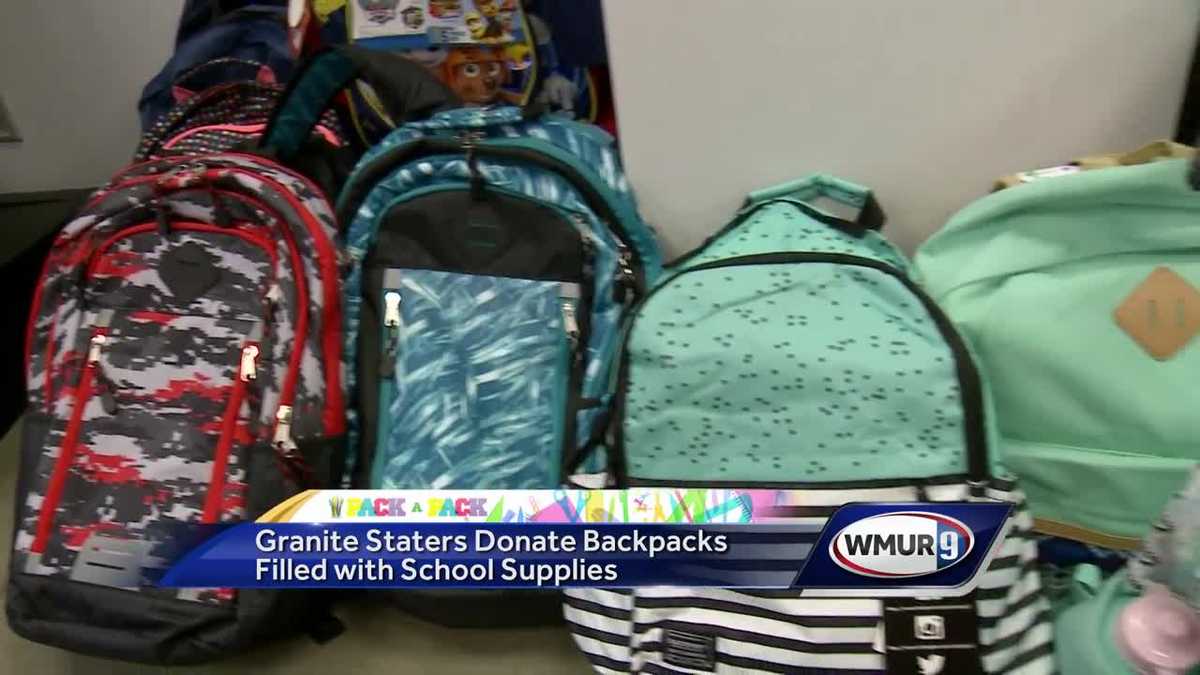 Thousands of backpacks donated in Pack a Pack drive